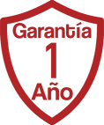 1 año de garantía