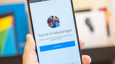 Facebook Messenger con Material Design