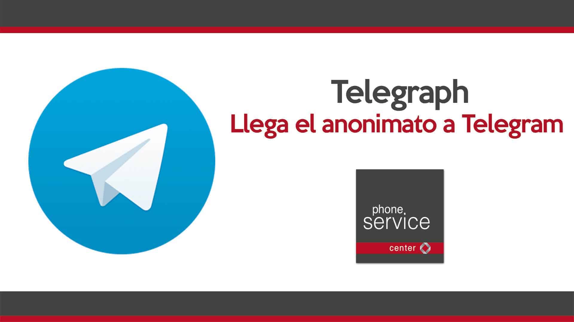 Telegraph es la plataforma de escritura anonima de Telegram