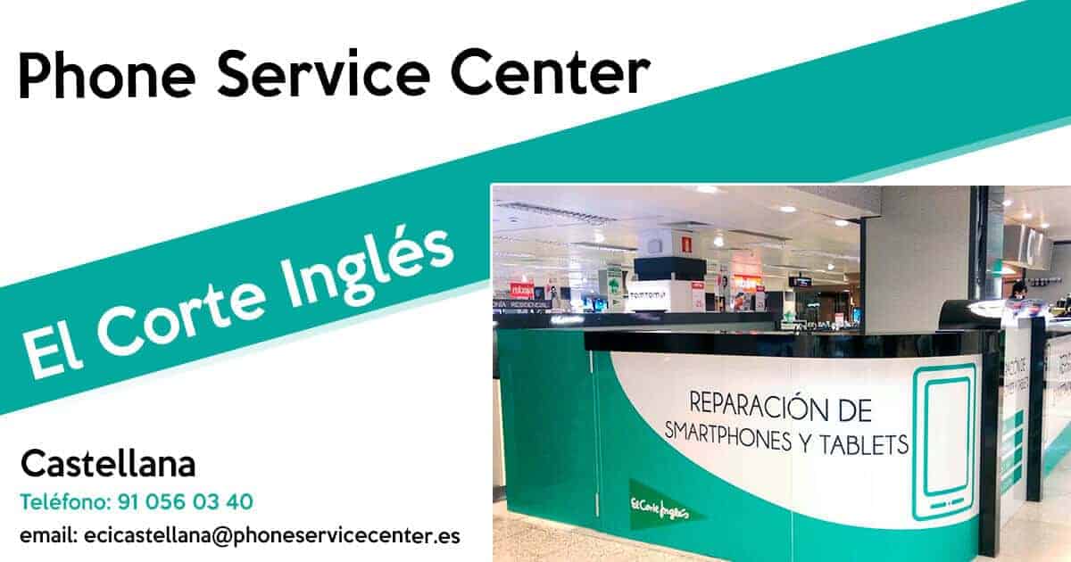 Phone Service Center el corte ingles de Castellana