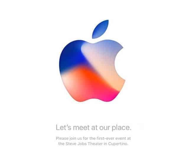 iPhone 8 invitacion presentacion