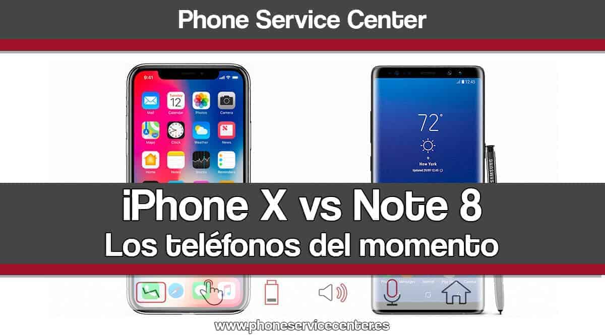iPhone X vs Galaxy Note 8