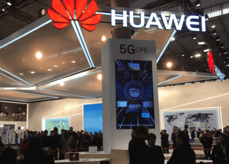 stand de Huawei en el Mobile World Congress